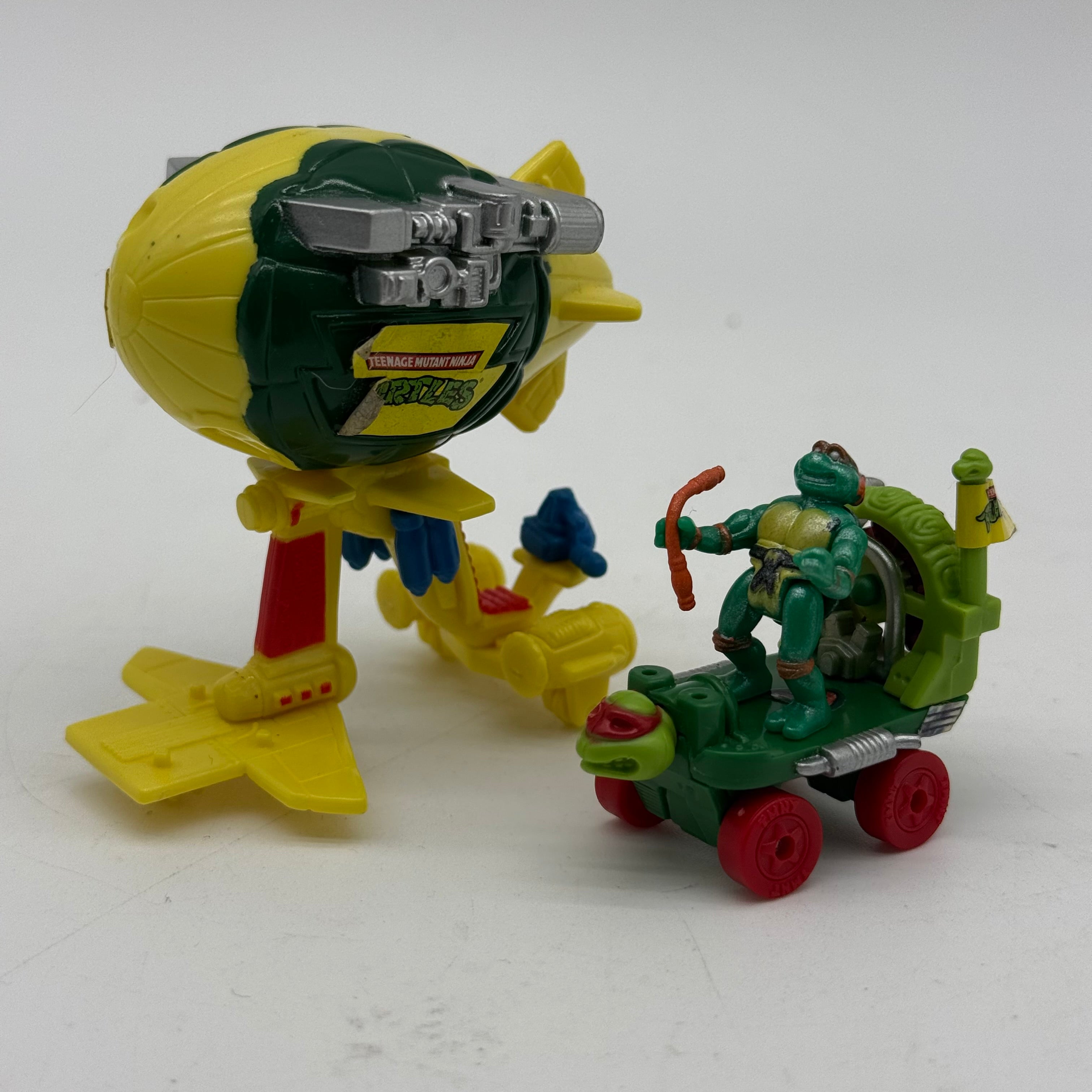 TMNT Turtles Micro Mutants High Flying and Road Ragin Combo