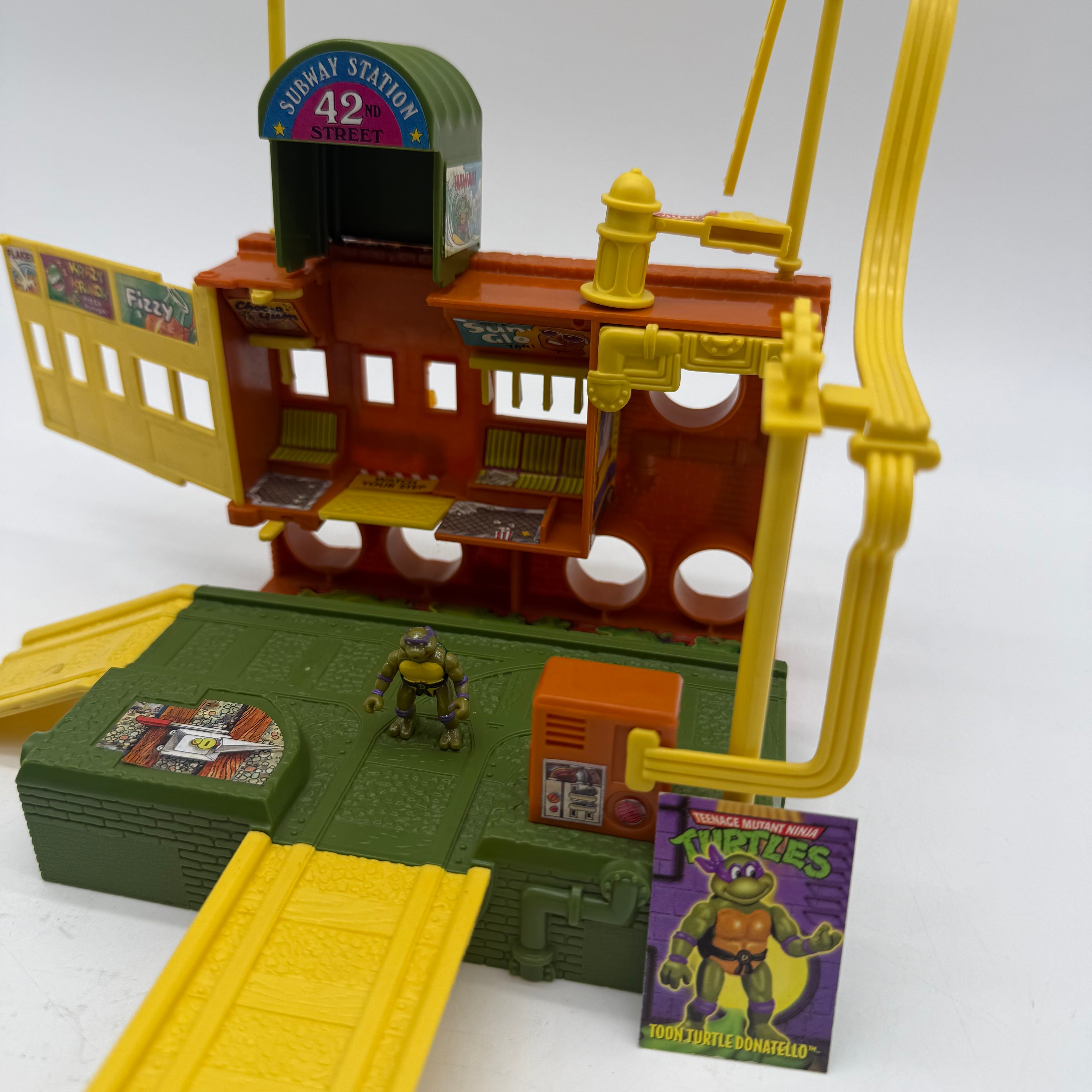 TMNT Turtles Micro Mutants Bodacious Battleset Sewer Wars