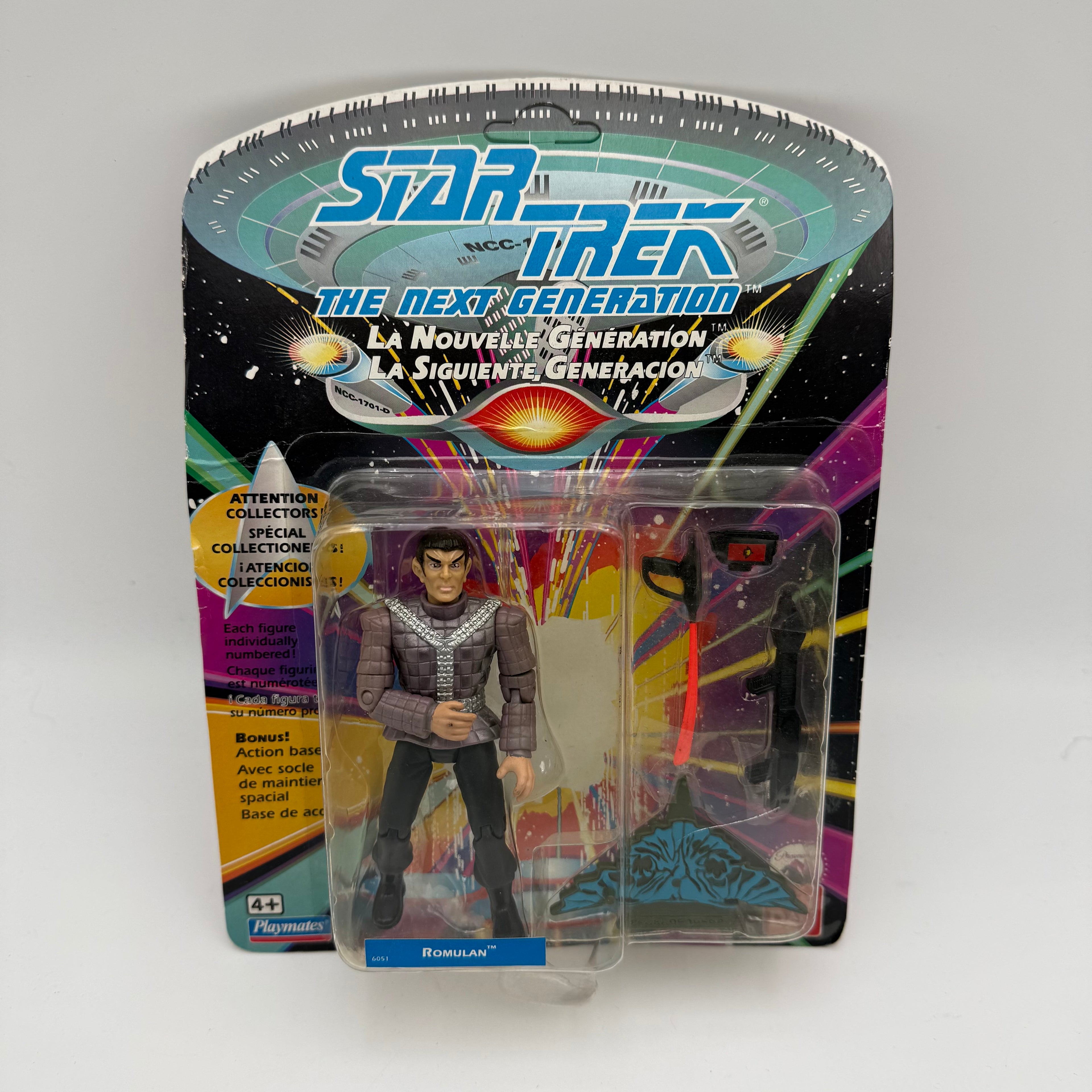 Star Trek Playmates The Next Generation Romulan Carded Action Figure