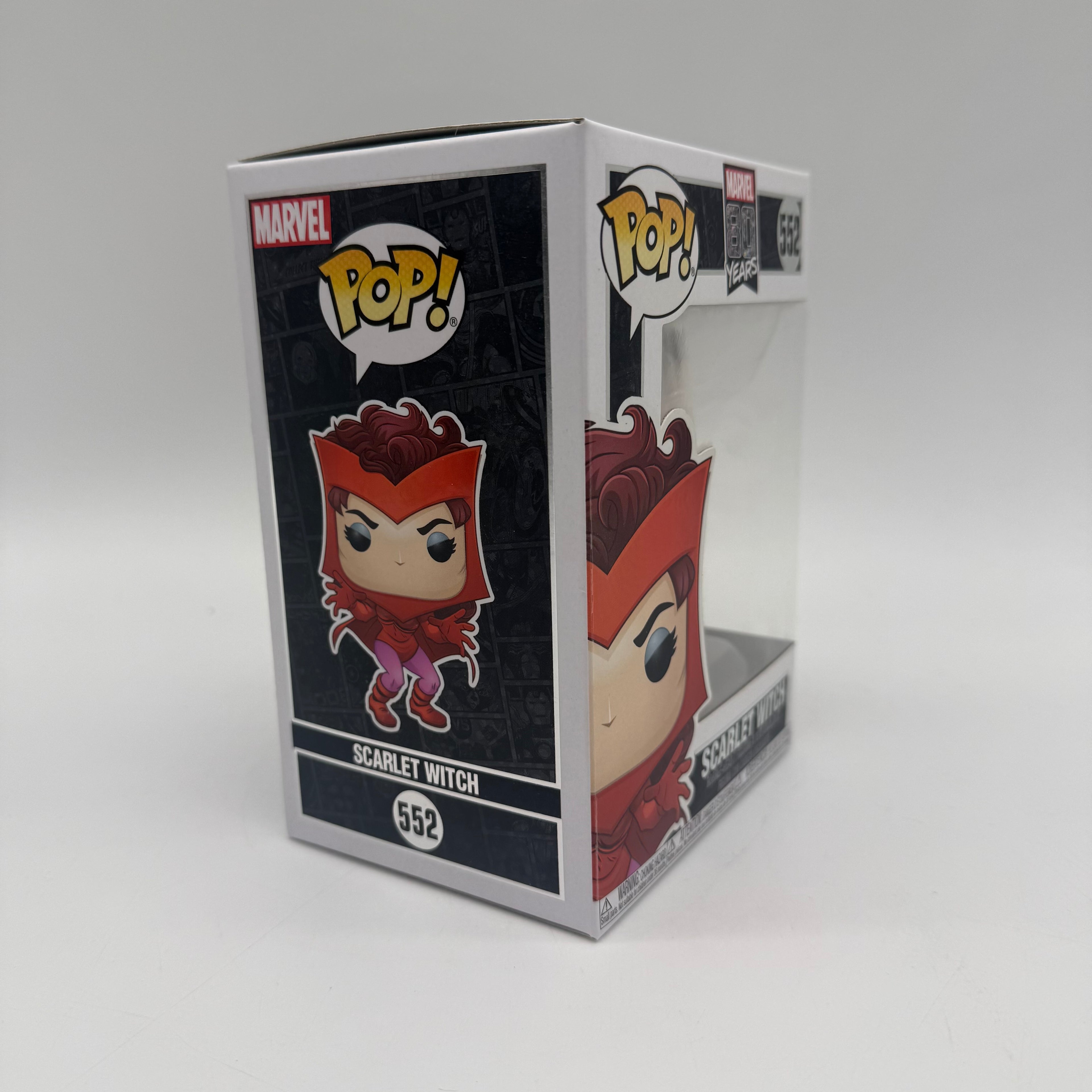Marvel 80 Years Scarlet Witch 552 Funko Pop Boxed
