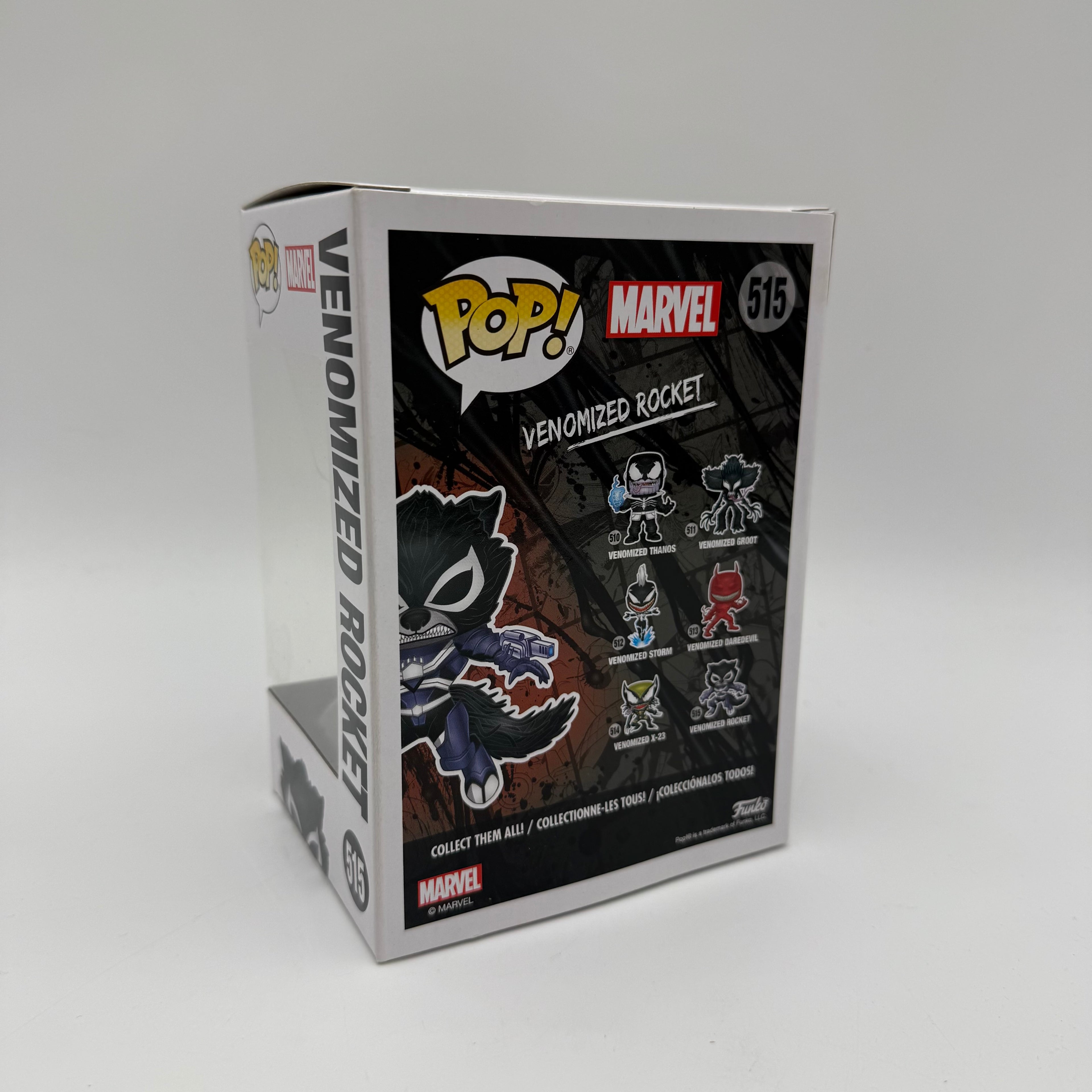 Marvel Funko Pop Venomised Rocket 515 Boxed