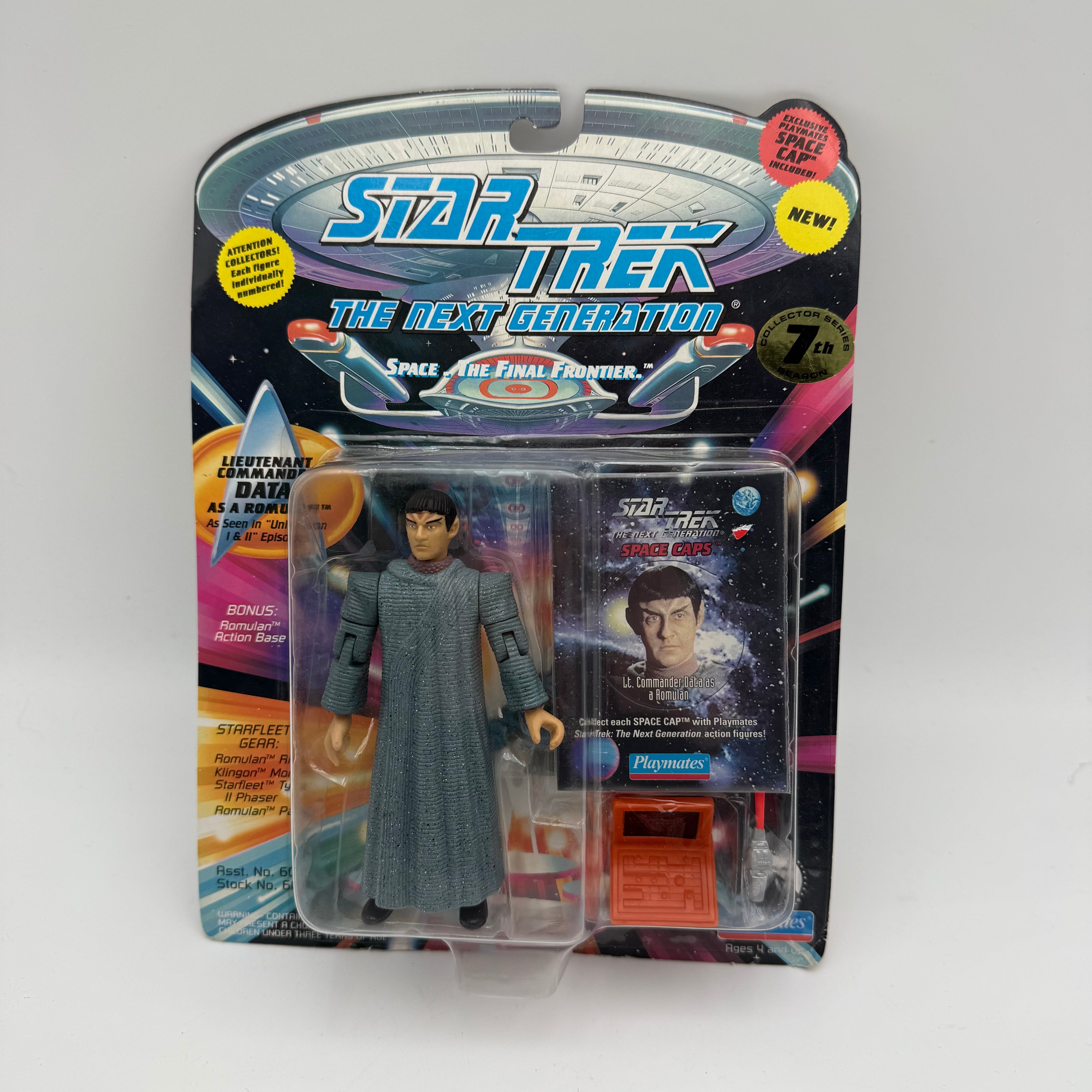 Star Trek Playmates Lieutenant Commander Data Carded Action Figure