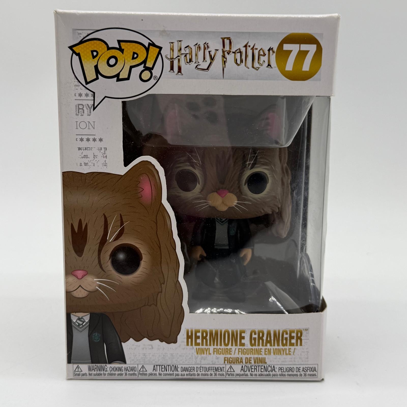 Harry Potter Funko Pop Hermoine Cat 77 Bobblehead Figure