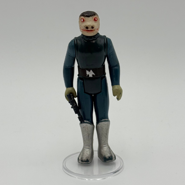 Star Wars Vintage 1978 Blue Snaggletooth (toe dent) Complete Action Figure