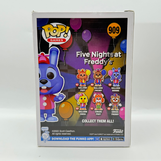 Five Night at Freddy's Funko Pop Balloon Bonnie 908