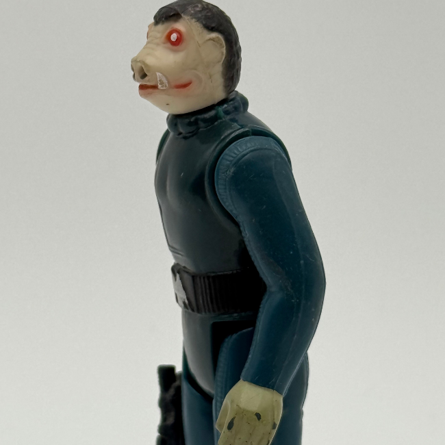 Star Wars Vintage 1978 Blue Snaggletooth (toe dent) Complete Action Figure