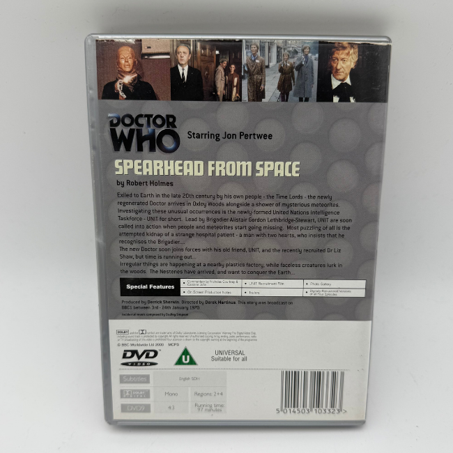 Doctor Who BBC Spearhead from Space DVD