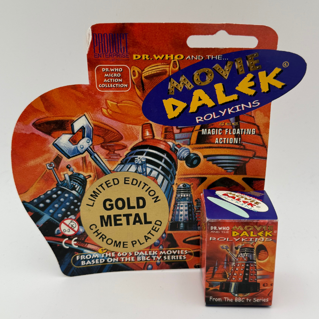 Doctor Who Product Enterprise Rolykin Dalek Gold Metal