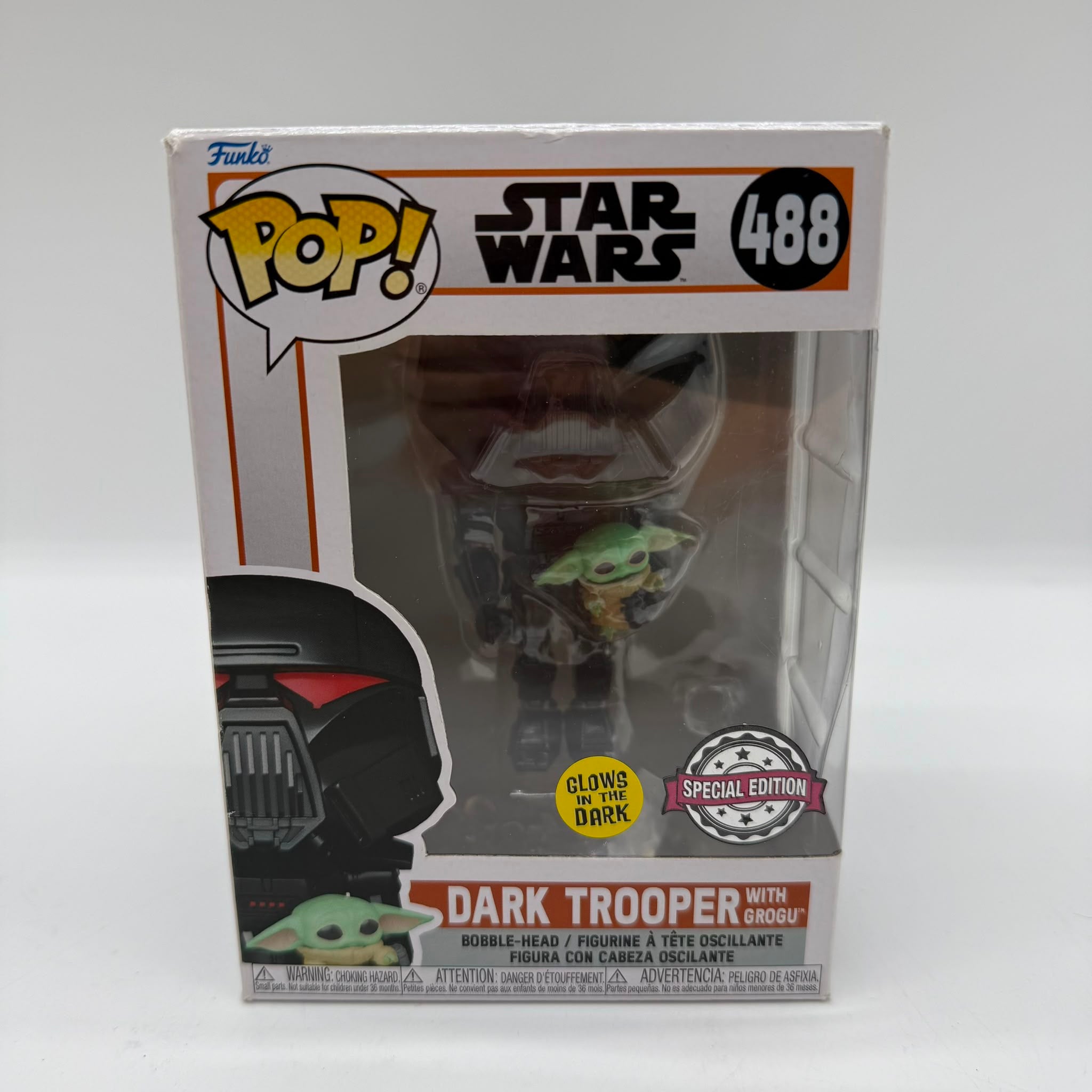 Star Wars Funko Pop Dark Trooper With Grogu 488