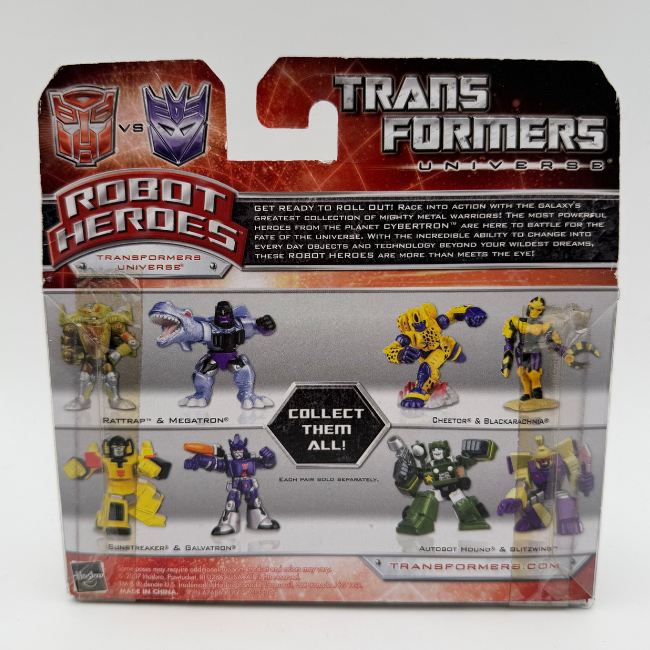 Transformers Hasbro Robot Heroes Cheetor & Blackarachna