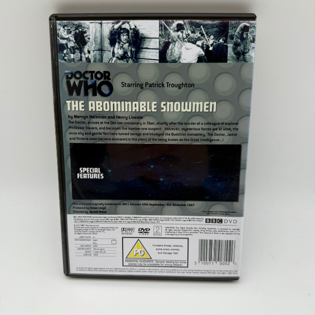 Doctor Who BBC The Abominable Snowman DVD