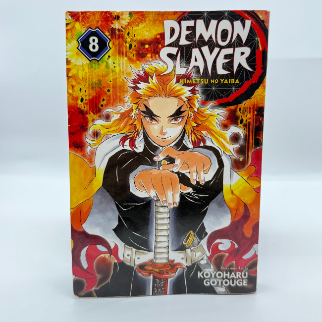 Demon Slayer Kimetsu no yaiba 8 Graphic Novel