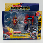 Transformers Hasbro Cyberverse Optimus Prime & Starscream Playset