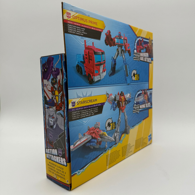 Transformers Hasbro Cyberverse Optimus Prime & Starscream Playset