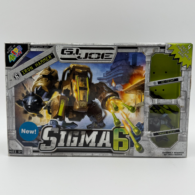 GI Joe Hasbro 2006 Sigma 6 Iron Hammer with Snake Eyes & Hi-Thech