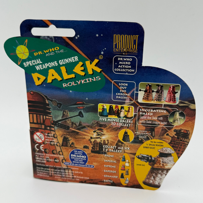 Doctor Who Product Enterprise Rolykin Special Weapons Gunner Dalek