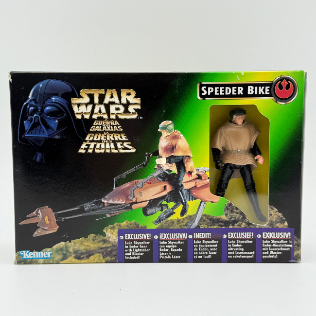 Star Wars POTF Guerra Galaxias Speeder Bike