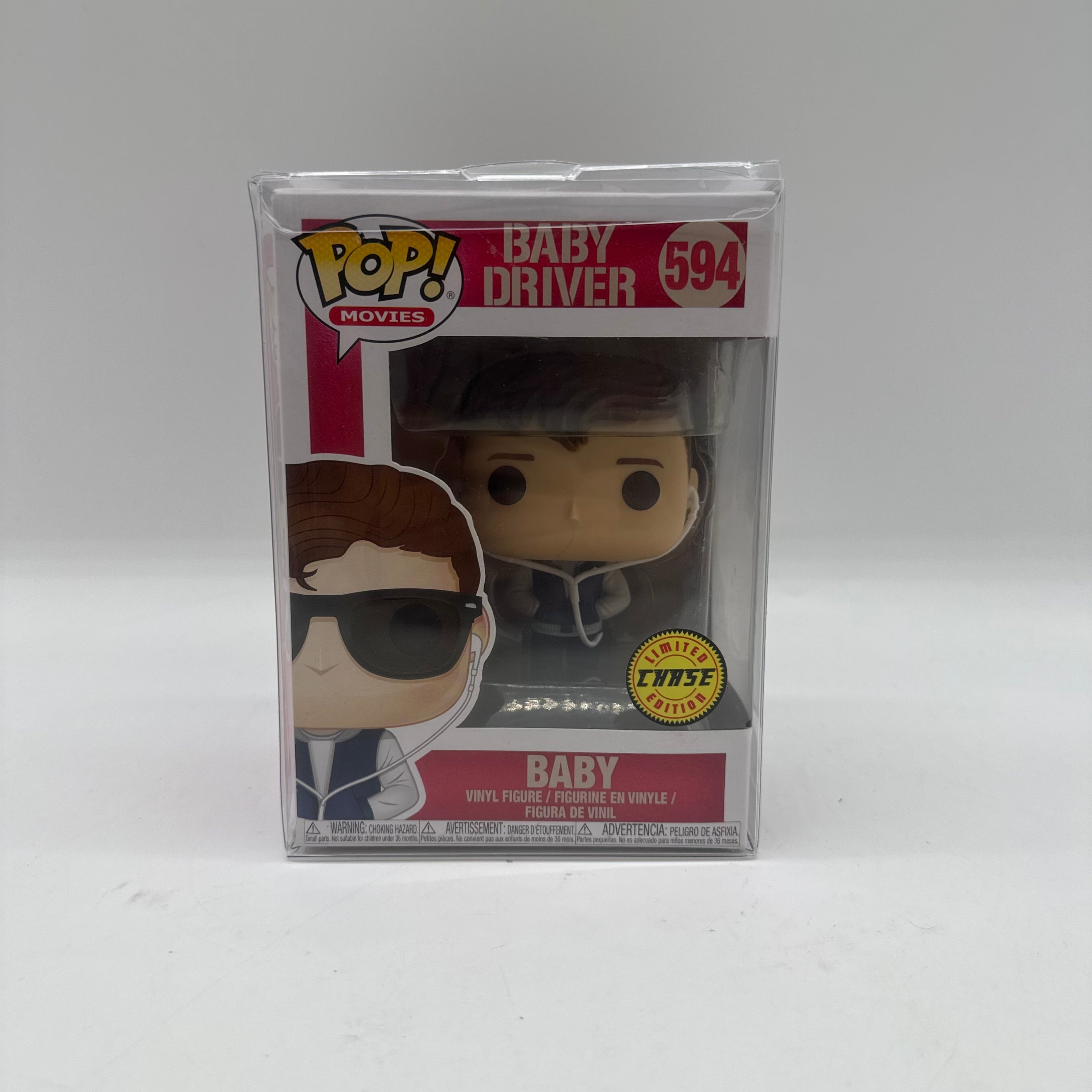 Baby Driver Funko Pop Baby 594 Limited Chase + Protector