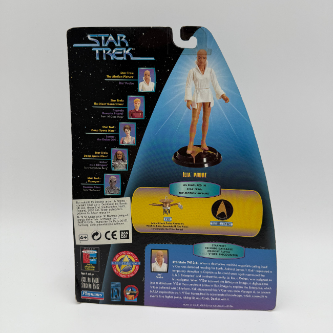 Star Trek Playmates Ilia Probe Carded Action Figure