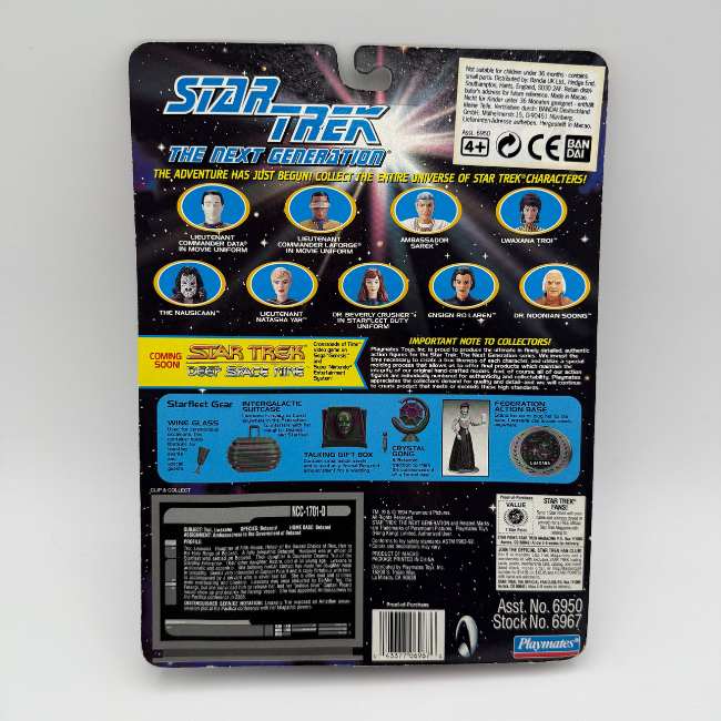 Star Trek Playmates The Next Generation Lwaxana Troi Carded Action Figure