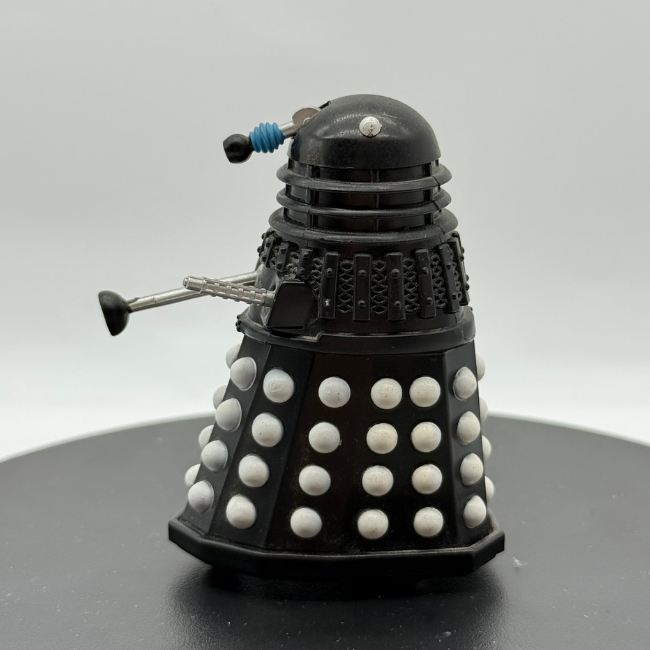 Doctor Who Dalek Black & White Roll-A-Matic Action Figure