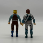 Dino Riders Tyco Vintage 1987 Kanon and Mako Action Figure