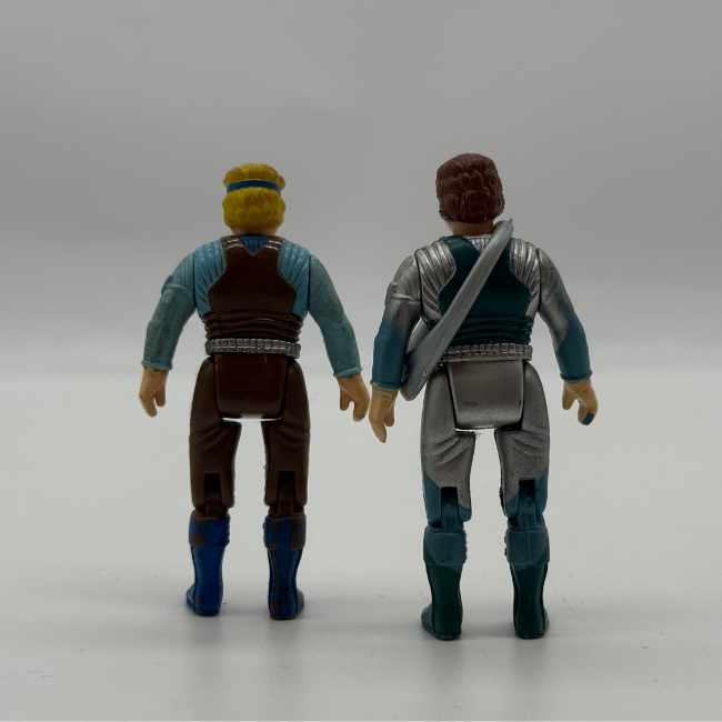 Dino Riders Tyco Vintage 1987 Kanon and Mako Action Figure