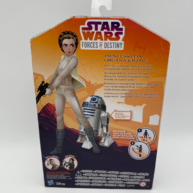 Star Wars Disney Forces Of Destiny Princess Leia & R2-D2 Action Figure