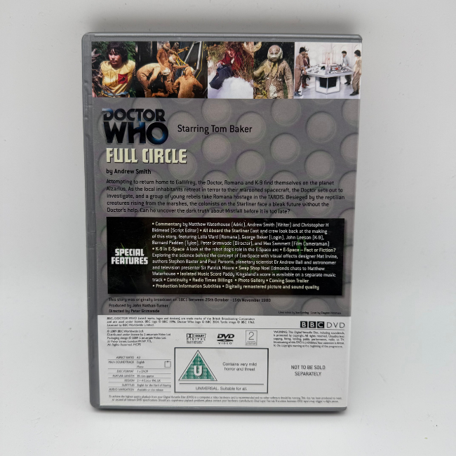 Doctor Who BBC Full Circle DVD