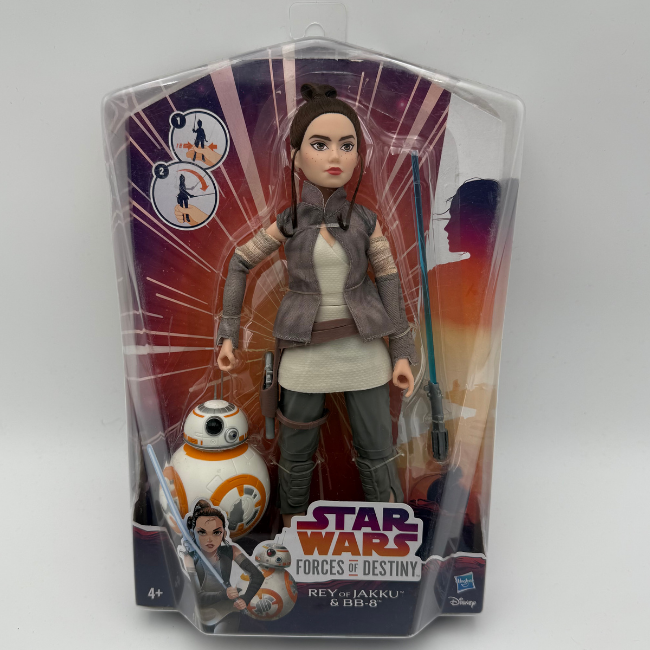 Star Wars Disney Forces Of Destiny Rey & BB8 Action Figure