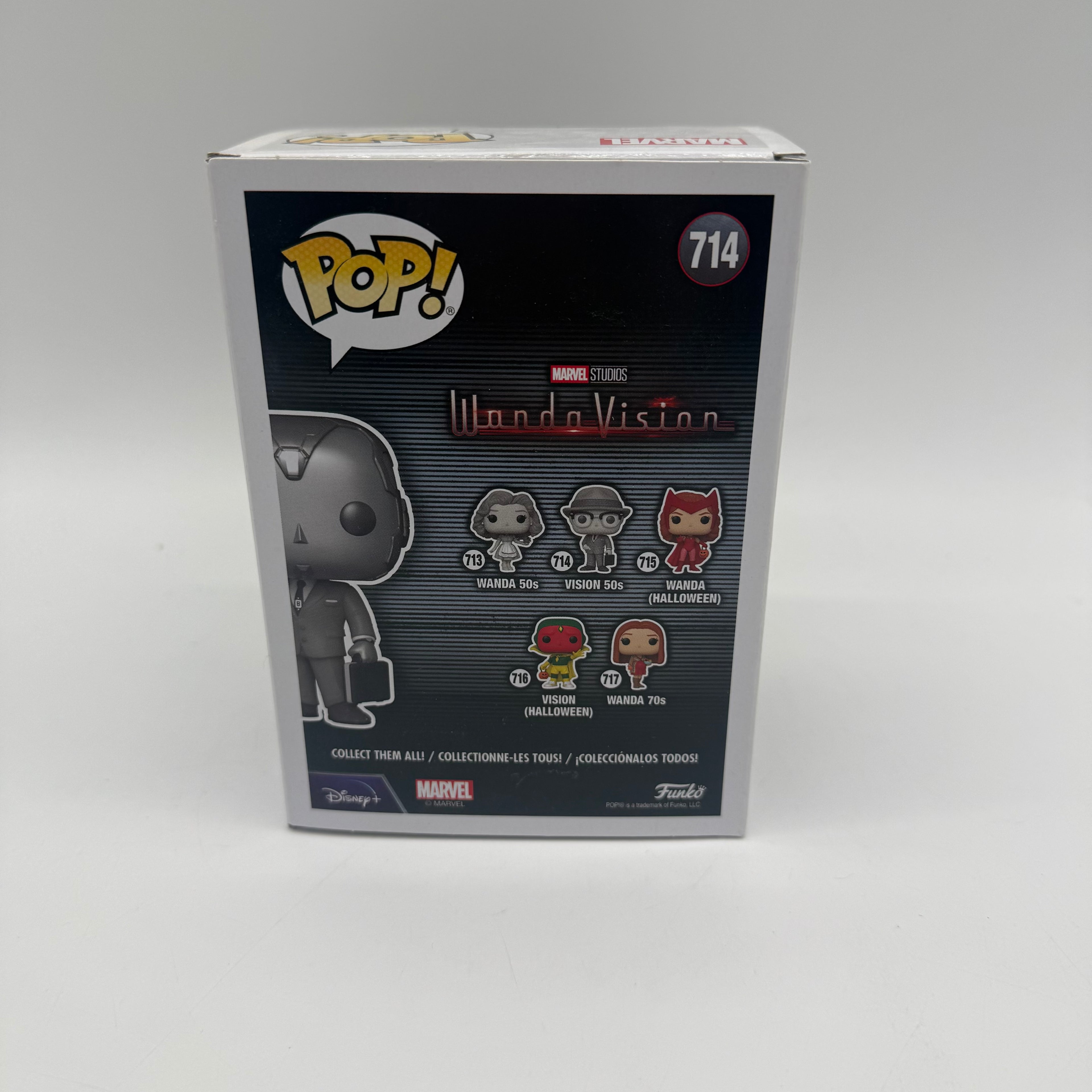 Marvel Wandavision Vision 50s Chase 714 Funko Pop Boxed