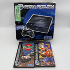 Sega Saturn Boxed UK Console with Sega Rally + Virtua Fighter Games