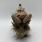 Star Wars POTF Bantha action figure with a Tusken Raider Action Figures