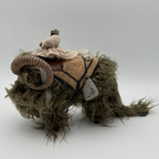 Star Wars POTF Bantha action figure with a Tusken Raider Action Figures