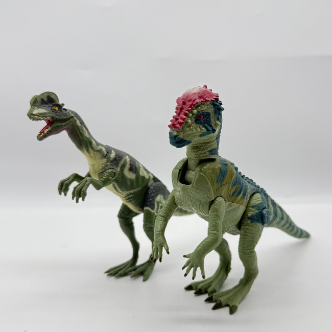 Jurassic Park Kenner 1990s Dilophosaurus & Pachycephalosaurus Action Figures