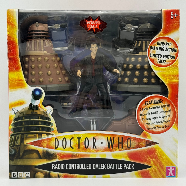 Doctor Who Character Options Mini RC Dalek & Doctor Battle Pack