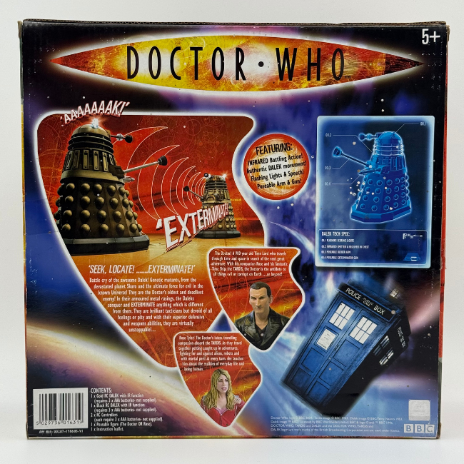 Doctor Who Character Options Mini RC Dalek & Doctor Battle Pack