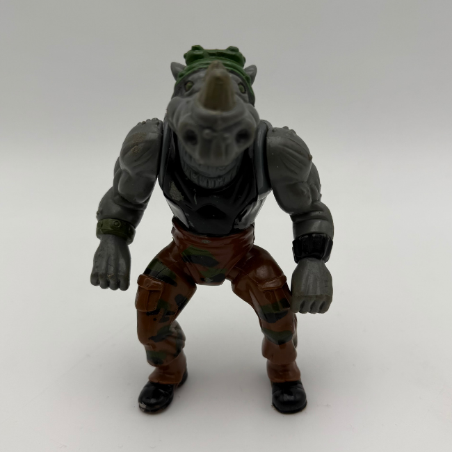 Playmates 1988 Teenage Mutant Ninja Turtles Rocksteady Action Figure