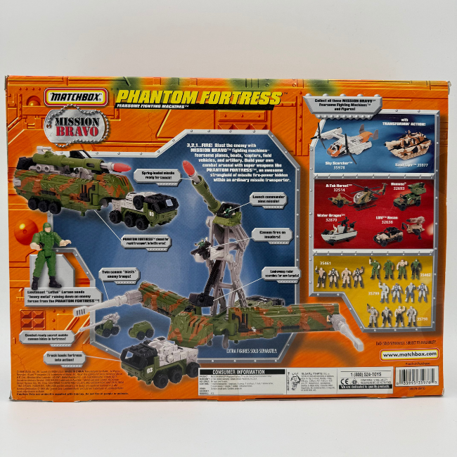 Matchbox Mission Bravo Phantom Fortress Playset