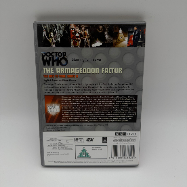 Doctor Who BBC The Armageddon Factor DVD 2-disc
