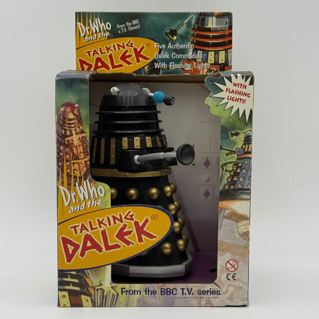 Doctor Who Product Enterprise Talking Dalek Black Boxed
