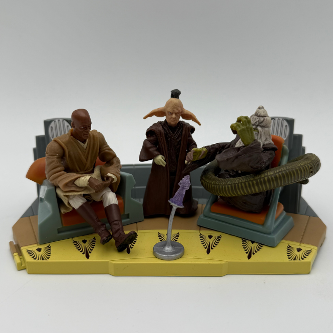 Star Wars AOTC Hasbro Jedi Council 1 figure Set Saga Series