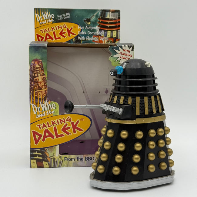 Doctor Who Product Enterprise Talking Dalek Black Boxed