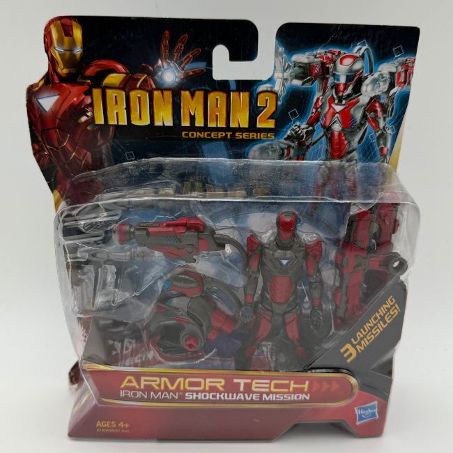 Iron Man 2 Armor Tech Shockwave Mission Action Figure