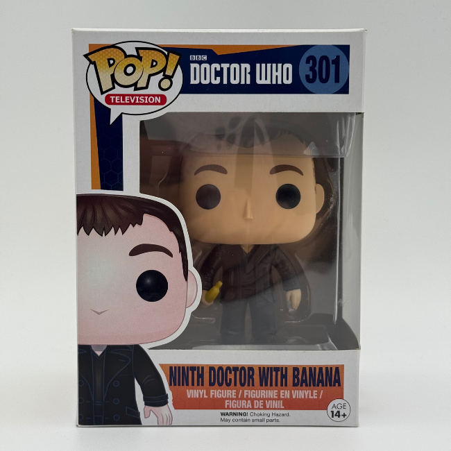 Doctor Who Funko Pop Ninth Doctor With Banana 301