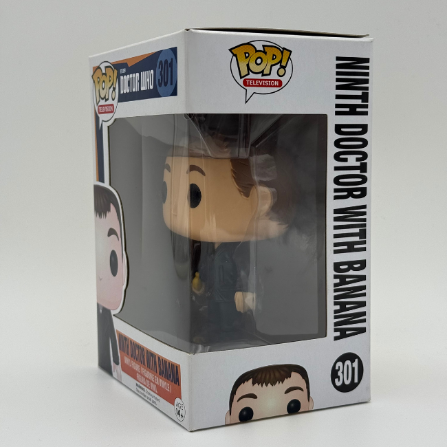 Doctor Who Funko Pop Ninth Doctor With Banana 301