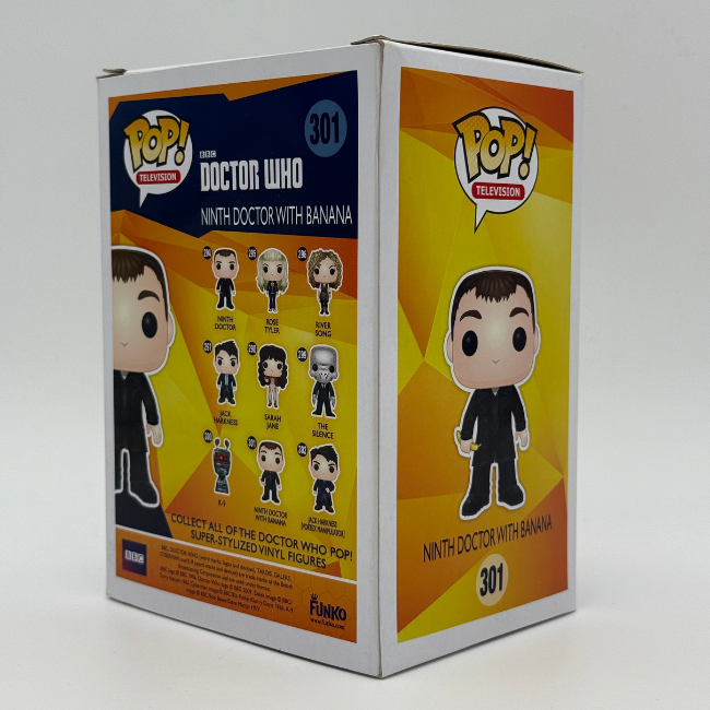 Doctor Who Funko Pop Ninth Doctor With Banana 301