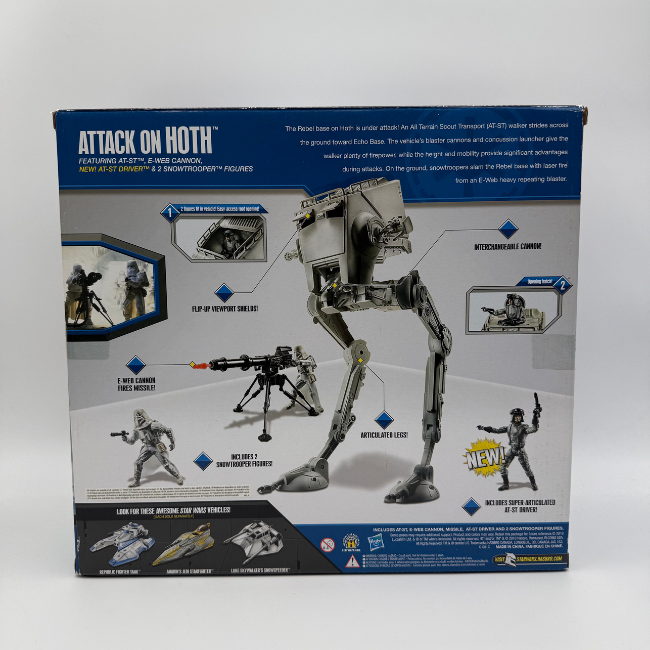 Star Wars Legacy Attack on Hoth AT-ST Playset 2010