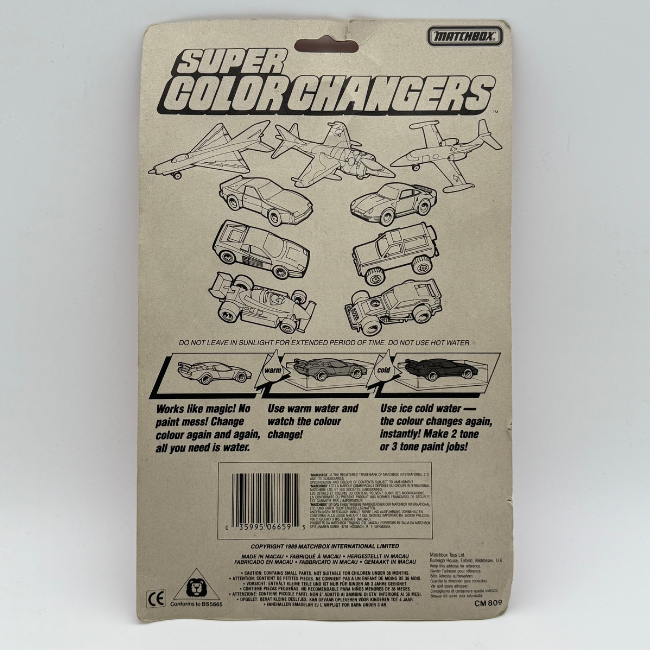 Matchbox vintage 1980s Super Colour Changers Vehicles