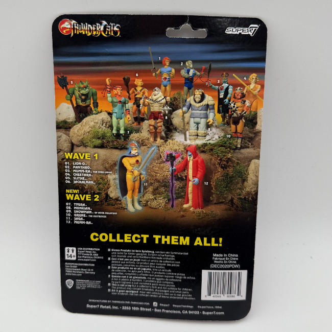 Thundercats Reaction Super8 Grune Action Figure